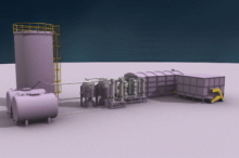 廃プラ油化装置システム