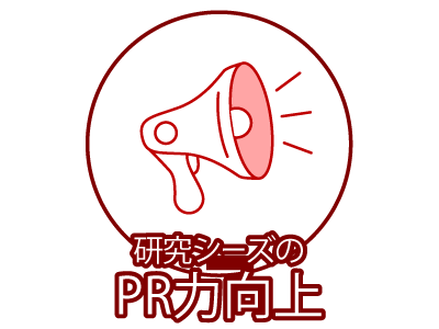 研究シーズのPR向上