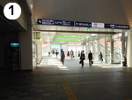 JR川崎駅北口道順1